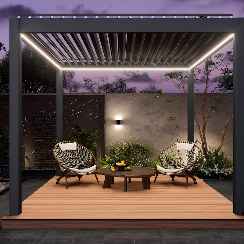 Model 147 Lightweight Flip Over Louvered Pergola – Image 4