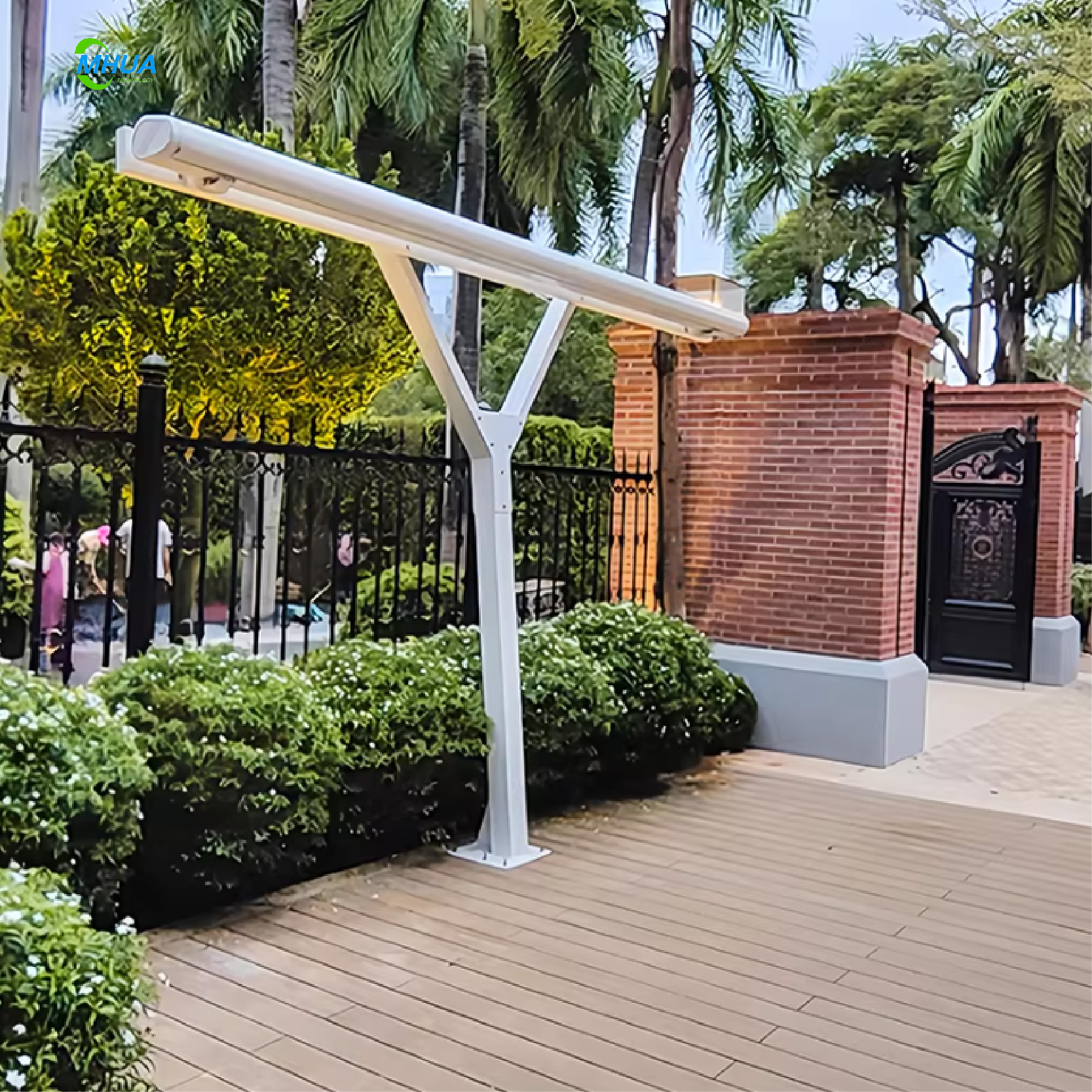 Retractable Roof Awning Outdoor Y Style Motorized Waterproof Pavilion Shade Supplier for Patio and Restaurants - Image 3